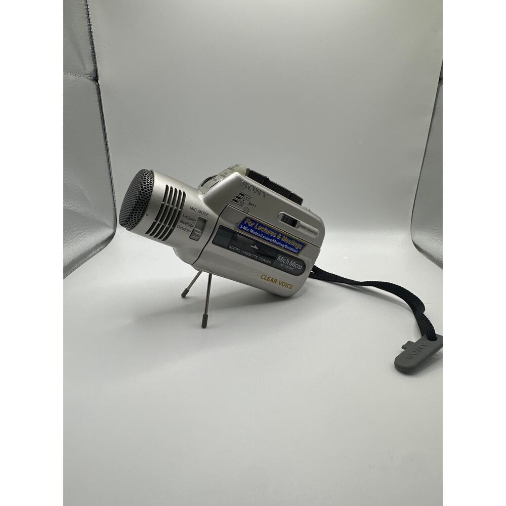 Sony Mic’n Micro M-100MC Microcassette Recorder( FOR PARTS OR REPAIR )